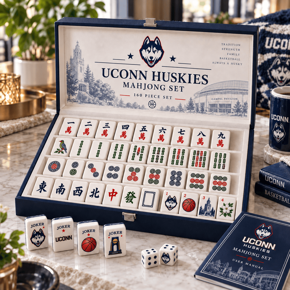 Premium UCHB Mahjong Tiles Set TNSM