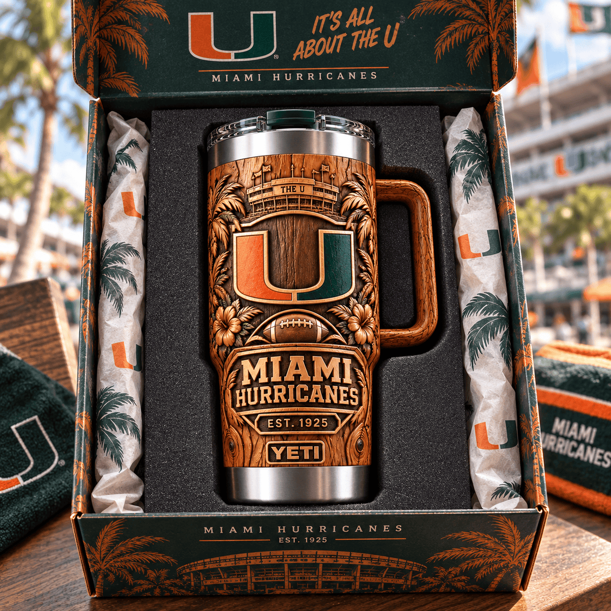 MHC 40oz Woodgrain Relief Tumbler NTTB