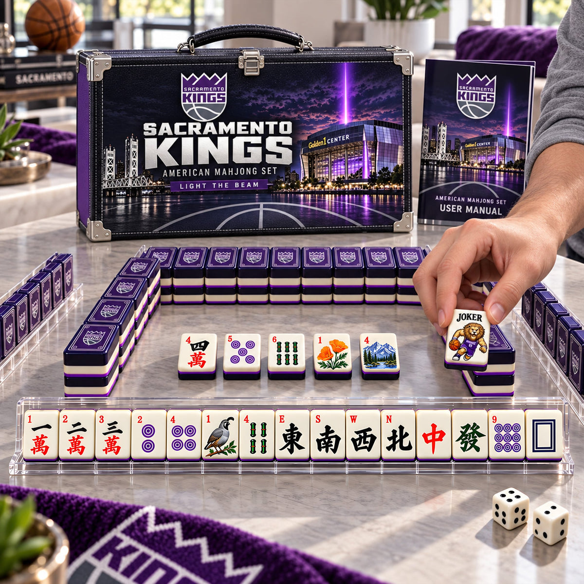 Premium SCRK Mahjong Tiles Set PVNA