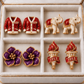 DST Sculpted Button Jewelry Set NTKO