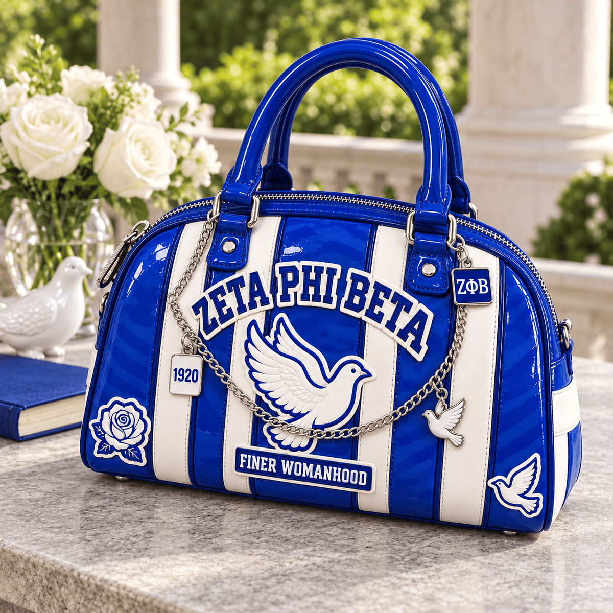 ZPB Patent Leather Handbag NTKO